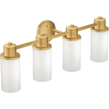 29.02" Wide 4 Light Down Lighting Vanity Light from the Iso Collection