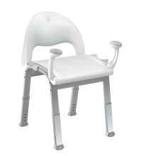Adjustable Shower Seat with Seat Back and Arm Rests from the Home Care Collection