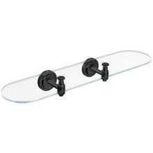 Iso 20-3/8" Glass Bathroom Shelf