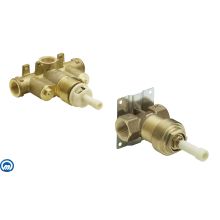 3/4 Inch IPS Set of 1 ExactTemp Thermostatic Rough-In Valve and 1 Volume Control Valves
