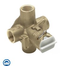 1/2 Inch IPS Posi-Temp Pressure Balancing Rough-In Valve and Pre-Installed Flush Plug (No Stops)