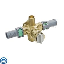 1/2 Inch CPVC Posi-Temp Pressure Balancing Rough-In Valve and Pre-Installed Flush Plug (No Stops)
