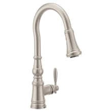 Weymouth 1.5 GPM Single Hole Pull Down Kitchen Faucet