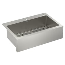 1800 Series 33" Undermount Single Basin Stainless Steel Kitchen Sink