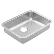 1800 Series 23-1/8" Undermount Single Basin Stainless Steel Kitchen Sink