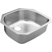 1800 Series 23-1/2" Undermount Single Basin Stainless Steel Kitchen Sink with SoundSHIELD™ Sound Absorbing Technology