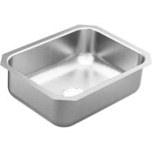 2000 Series 23-1/2" Undermount Single Basin Stainless Steel Kitchen Sink with SoundSHIELD™ Sound Absorbing Technology