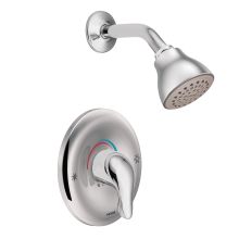 Single Handle Posi-Temp Pressure Balanced Shower Trim with Shower Head from the Chateau Collection (Valve Included)