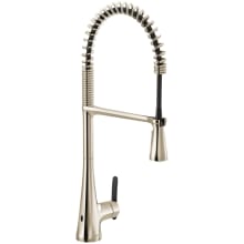 Sinema 1.5 GPM Single Hole Pre-Rinse Pull Down Kitchen Faucet with PowerClean, Reflex, Duralock, and MotionSense Wave Technologies