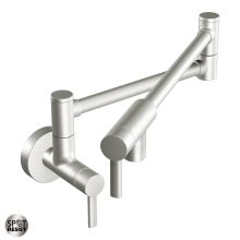 5.5 GPM Wall Mounted Double Handle Pot Filler