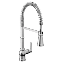 Paterson 1.5 GPM Single Hole Pre-Rinse Pull Down Kitchen Faucet with Power Boost