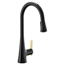 Sinema 1.5 GPM Single Hole Pull Down Smart Kitchen Faucet with Motion Control and Voice Activation - Includes Escutcheon