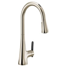 Sinema 1.5 GPM Single Hole Pull Down Smart Kitchen Faucet with Motion Control and Voice Activation - Includes Escutcheon