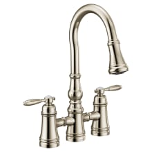 Weymouth 1.5 GPM Bridge Pull Down Kitchen Faucet