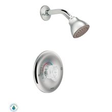 Single Handle Posi-Temp Pressure Balanced Shower Trim with Shower Head from the Chateau Collection (Less Valve)