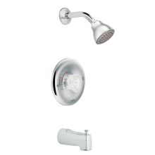 Posi-Temp Pressure Balanced Tub and Shower Trim with 2.5 GPM Shower Head and Tub Spout from the Chateau Collection (Less Valve)