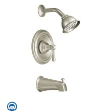 Single Handle Posi-Temp Pressure Balanced Tub and Shower Trim with Shower Head from the Kingsley Collection (Less Valve)