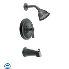 Single Handle Posi-Temp Pressure Balanced Tub and Shower Trim with Shower Head from the Kingsley Collection (Less Valve)