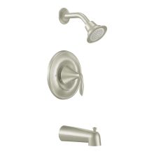Posi-Temp Pressure Balanced Tub and Shower Trim with 2.5 GPM Shower Head and Tub Spout from the Eva Collection (Less Valve)