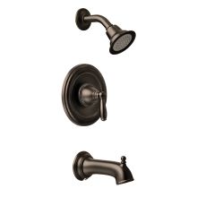 Posi-Temp Pressure Balanced Tub and Shower Trim with 2.5 GPM Shower Head and Tub Spout from the Brantford Collection (Less Valve)