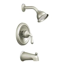 Single Handle Posi-Temp Pressure Balanced Tub and Shower with Shower Head from the Monticello Collection (Less Valve)