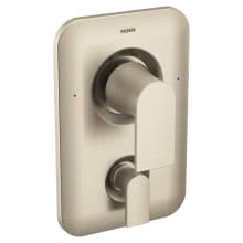 Genta LX Pressure Balanced Valve Trim Only with Double Lever Handles and Integrated 2 or 3 function Diverter - Less Rough In
