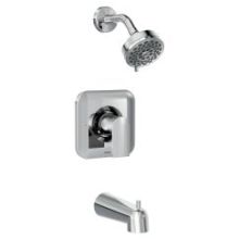 Genta LX Tub and Shower Trim Package with Multi Function Shower Head - Less Valve