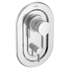 Vichy 3 Function Pressure Balanced Valve Trim Only with Double Lever Handles, Integrated Diverter - Less Rough In