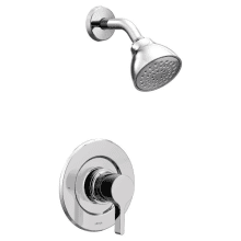 Vichy Shower Trim Package With Single Function Shower Head and Posi-Temp Pressure-Balancing Valve Technology (Less Valve)