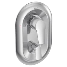 Method 3 Function Pressure Balanced Valve Trim Only with Double Lever Handles, Integrated Diverter - Less Rough In