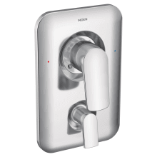 Rizon 3 Function Pressure Balanced Valve Trim Only with Double Lever Handles, Integrated Diverter - Less Rough In