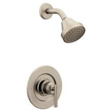 Gibson Posi-Temp Pressure Balanced Shower Trim with 1.75 GPM Single Function Showerhead and Single Lever Valve Trim - Less Rough In Valve