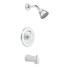 Chateau Pressure Balanced Tub and Shower Trim with 2.5 GPM Shower Head, Tub Spout, and Volume Control - Less Valve