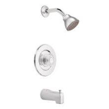 Chateau Tub and Shower Trim Package with Single Function Shower Head - Less Valve
