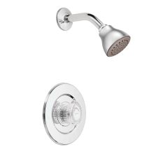 Single Handle M-PACT Pressure Balanced Shower Trim with Shower Head from the Chateau Collection (Less Valve)