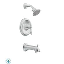 Posi-Temp Pressure Balanced Tub and Shower Trim with 1.75 GPM Shower Head and Tub Spout from the Brantford Collection (Less Valve)