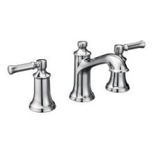 Double Handle Widespread Bathroom Faucet from the Dartmoor Collection - Pop-Up Drain Included