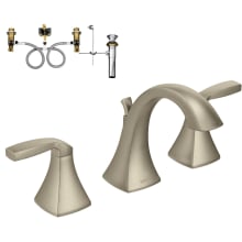 Double Handle Widespread Bathroom Faucet from the Voss Collection (Valve Included)