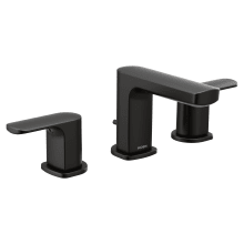 Rizon Double-Handle Widespread Low Arc Bathroom Faucet