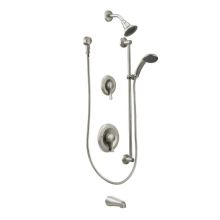 Posi-Temp Pressure Balanced Tub and Shower Trim with 1.5 GPM Shower Head, Hand Shower, Slide Bar and Tub Spout from the M-DURA Collection (Less Valve)