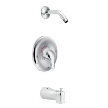 Posi-Temp Pressure Balanced Tub and Shower Trim and Tub Spout from the Chateau Collection (Less Valve)