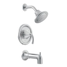 Chrome Moen Incorporated Moen T8341 Commercial Posi-Temp Pressure Balancing Tub//Shower System 2.5 gpm