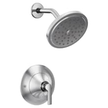 Doux Shower Only Trim Package with 2.5 GPM Single Function Shower Head - Less Valve