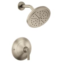 Doux Shower Only Trim Package with 2.5 GPM Single Function Shower Head - Less Valve