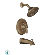 Posi-Temp Pressure Balanced Tub and Shower Trim with 1.75 GPM Shower Head and Tub Spout from the Rothbury Collection (Less Valve)