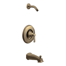 Posi-Temp Pressure Balanced Tub and Shower Trim and Tub Spout from the Rothbury Collection (Less Valve)