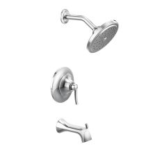 Posi-Temp Pressure Balanced Tub and Shower Trim with 2.5 GPM Shower Head and Tub Spout from the Fina Collection (Less Valve)