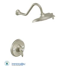 Weymouth Single Handle Posi-Temp Pressure Balanced Multi-Function Shower Trim with Shower Head (Less Valve)