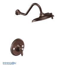 Single Handle Posi-Temp Pressure Balanced Multi-Function Shower Trim with Shower Head from the Weymouth Collection (Less Valve)
