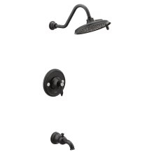 Weymouth Posi-Temp Pressure Balanced Tub and Shower Trim with Multi-Function Shower Head and Tub Spout (Less Valve)